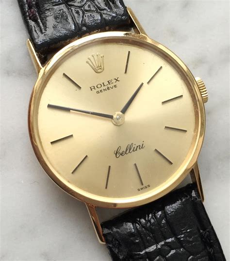 gold rolex cellini vintage|Rolex cellini geneve 18k gold.